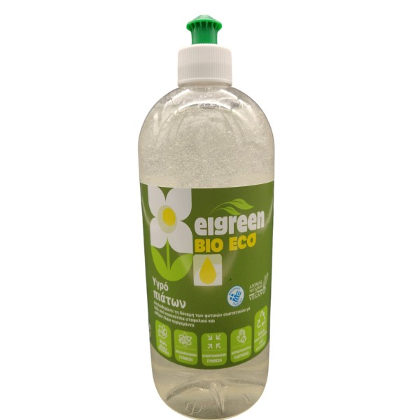 El Green Bio Eco Υγρό Πιάτων 750 ml El Green Bio Eco Υγρό Πιάτων 750 ml