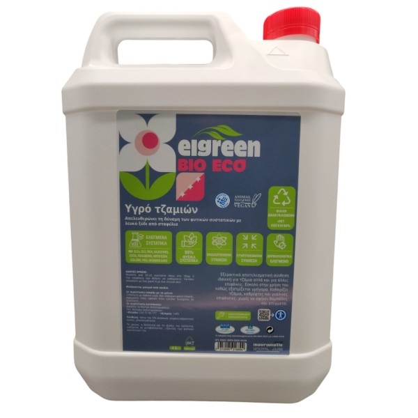 El Green Bio Eco Καθαριστικό Τζαμιών 4 Lt