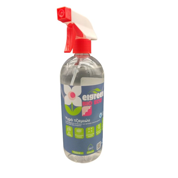 El Green Bio Eco Καθαριστικό Τζαμιών Αντλία 750 ml