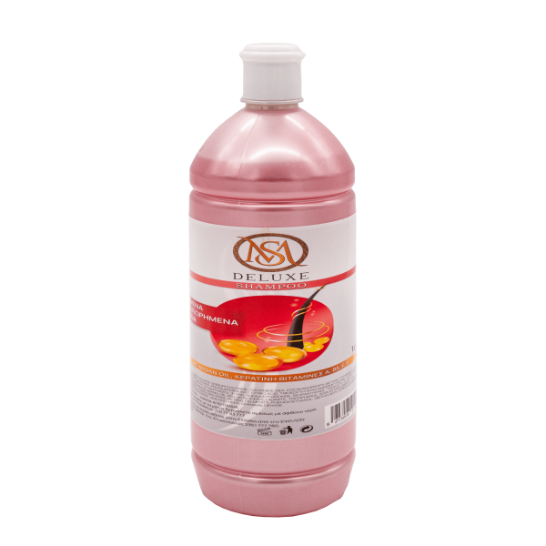 MS Deluxe Shampoo Βαμμένα και Ταλαιπωρημένα Μαλλιά 1 Lt